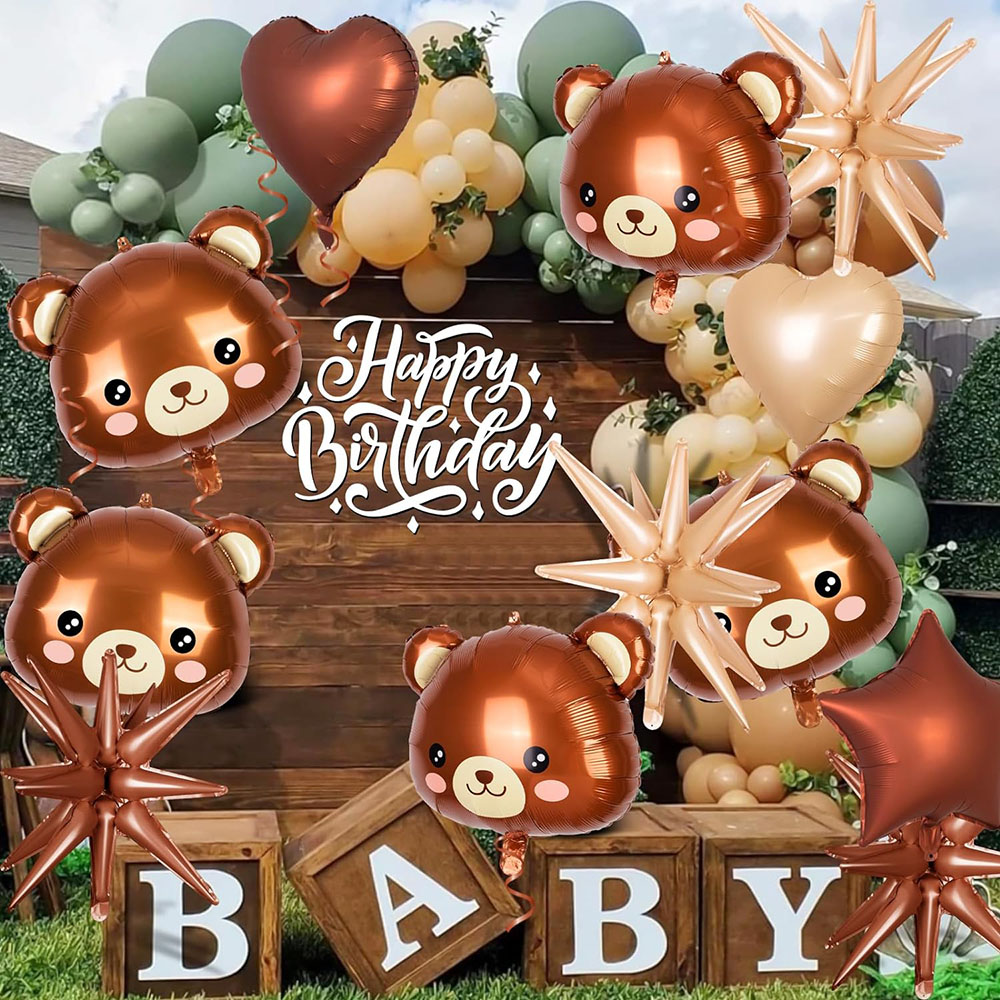 Bear Balloon, Aluminum Foil Ba - Wedding Zoo recension och pris
