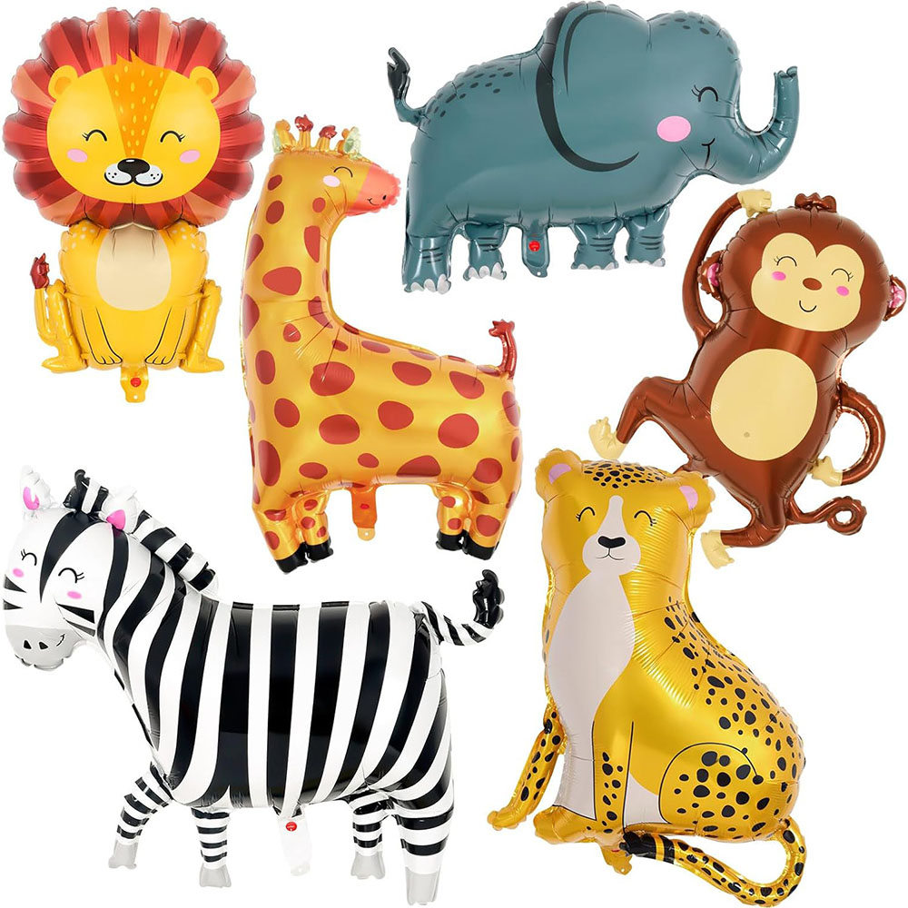 6 Pieces of Jungle Wild Animal - Wedding Zoo recension och pris